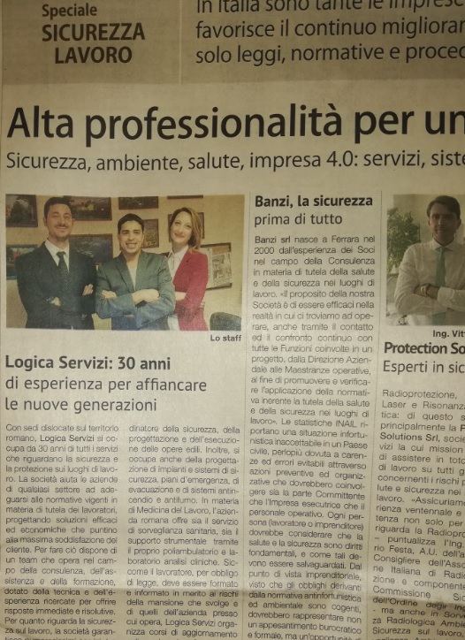 ARTICOLO SOLE 24 ORE LOGICA SERVIZI